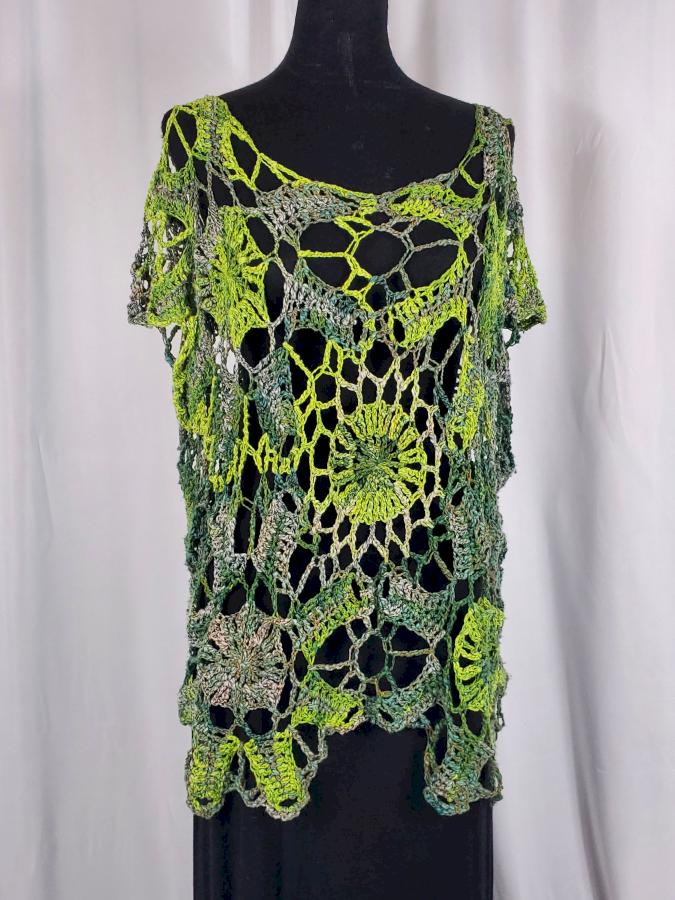 Lace tunic in luxury cotton