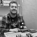 Dean Grosnick of Tree and Stone Studio, a vendor at The Saturday Market.