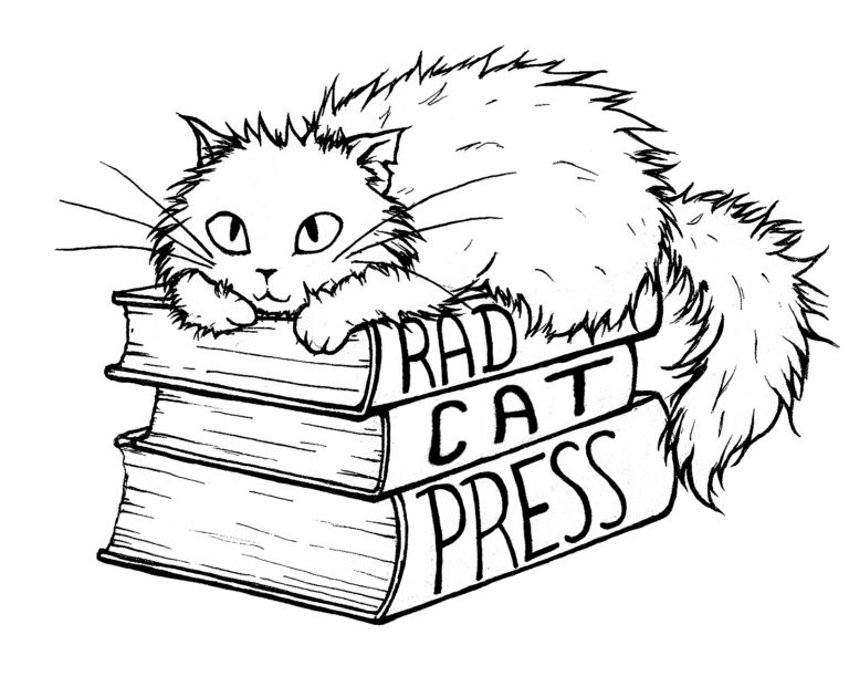 Rad Cat Press cat illustration graphic associated with The Saturday Market vendor listing.