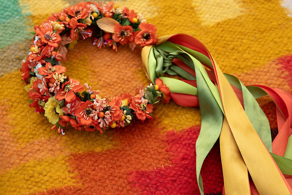 Vibrant Ukrainian Floral wreath