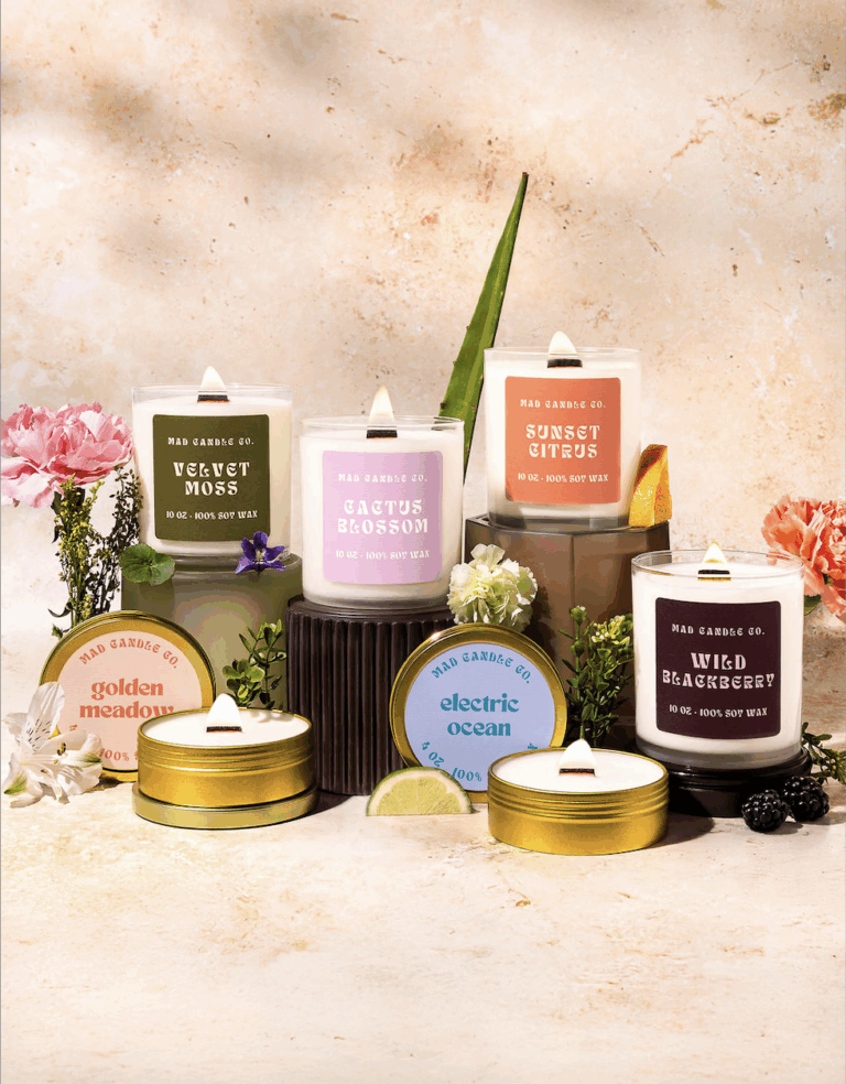 mad candle co group of candles